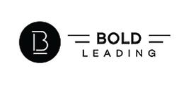 Logo for Bold Leading, an executive coaching business for non-profit leaders based in Grand Forks, ND. Fredricks Communications helped create the organization's tagline, "Be Bold," and wrote SEO content for its website.