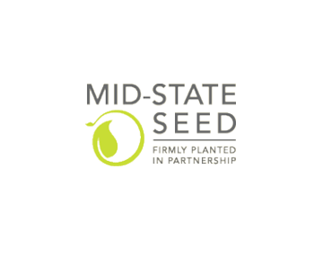 Logo for Mid-State Seed, Marshall Mo. Fredricks Communications worked with the company through Paulson Marketing, Sioux Falls.