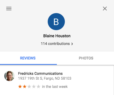 Google Rating Screenshot