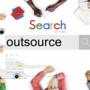Stock image for outsourcing