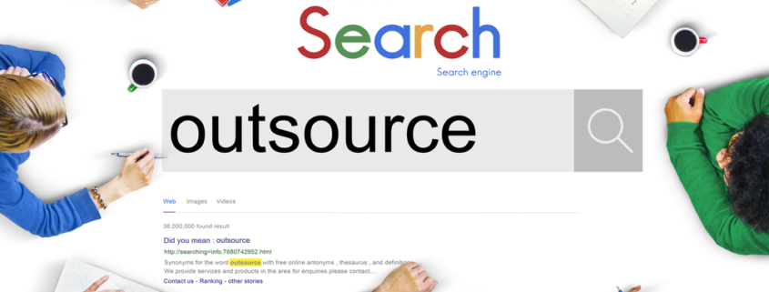 Stock image for outsourcing