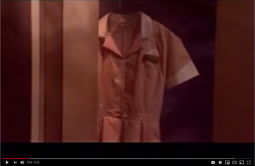 Screenshot of 30-second TV spot, "Dead Uniform" created for smoking cessation efforts