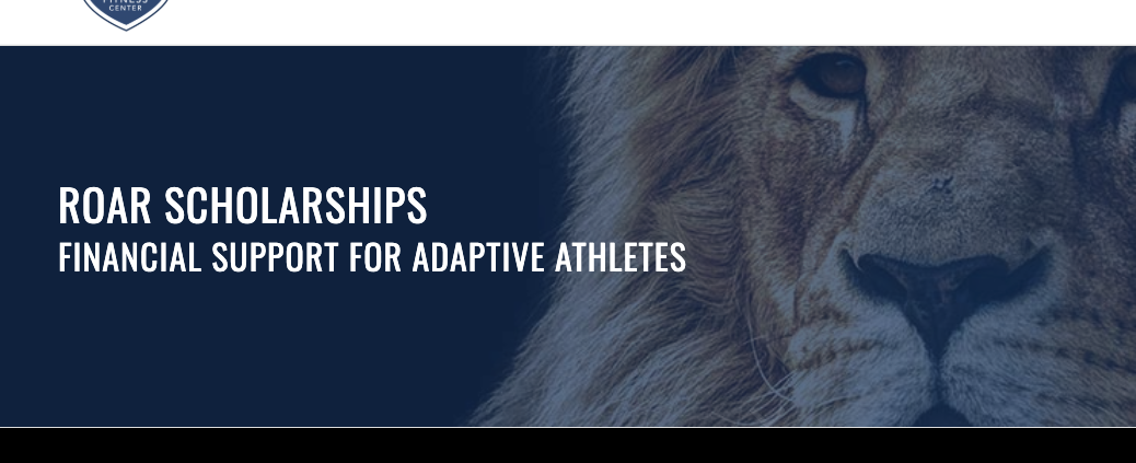 Screenshot of Lions United ROAR Scholarship webpage