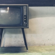 Image of a 1950s or '60s era television