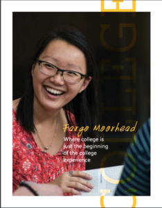 Cover of Fargo Moorhead college recruitment brochure