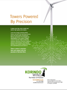 Korindo Wind print ad