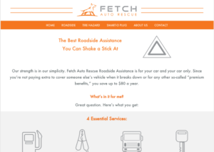 Copywriting sample - Fetch Auto Rescue