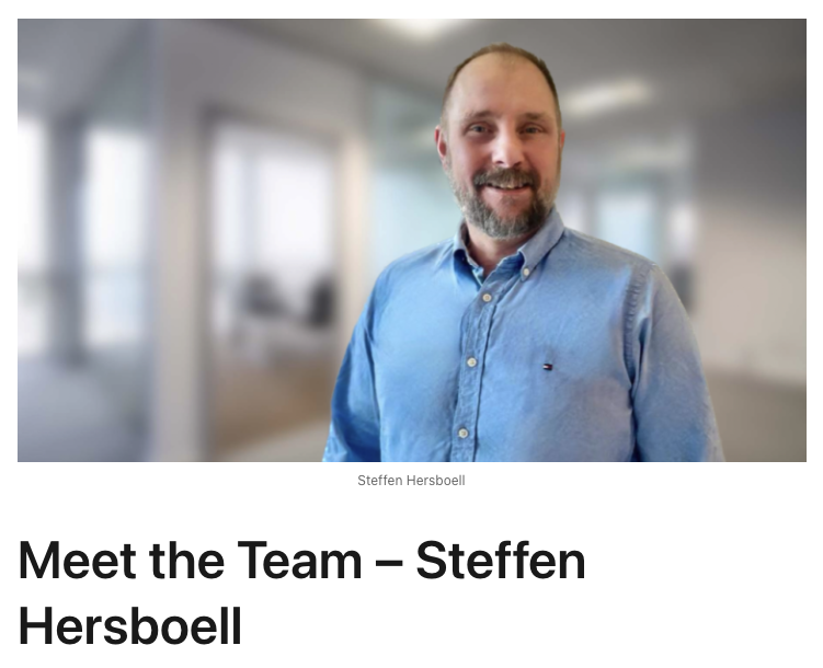 Image from LinkedIn article about Steffen Hersboell from Ventoco
